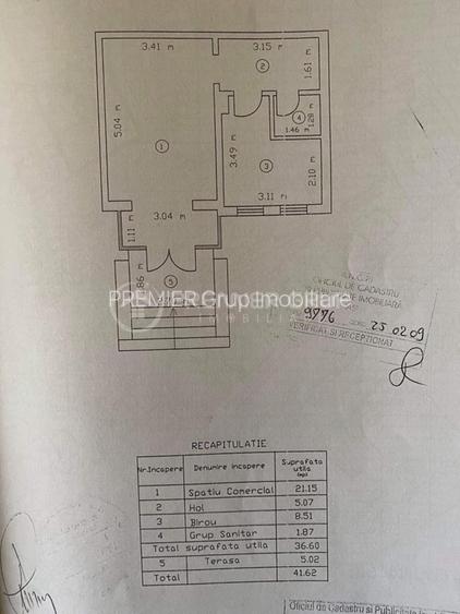 Spatiu comercial renovat cu 2 incaperi 42mp, Gara, CT, AC, vitrina - 7
