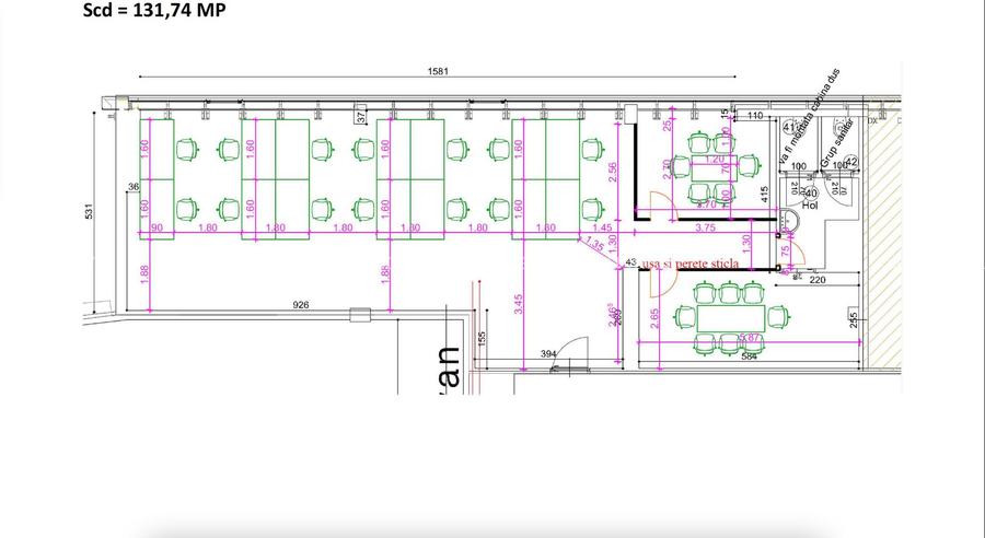 Spatiu de birouri  de inchiriat - 2