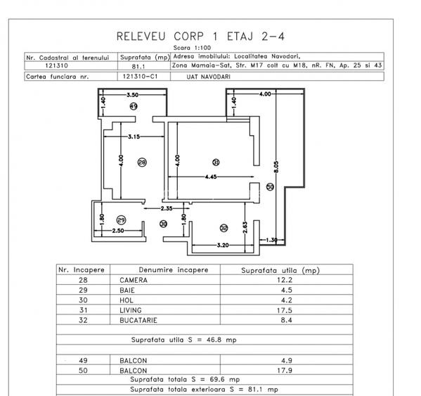 Apartament la parter cu curte proprie in MAMAIA SAT bloc finalizat - 6