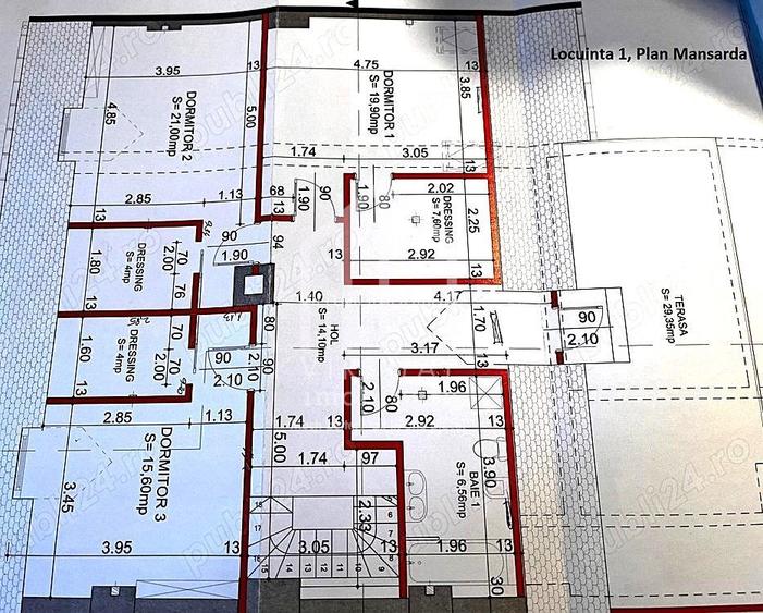 Casa de vanzare in Sibiu cu 2 apartamente  si gradina de 147 - 24