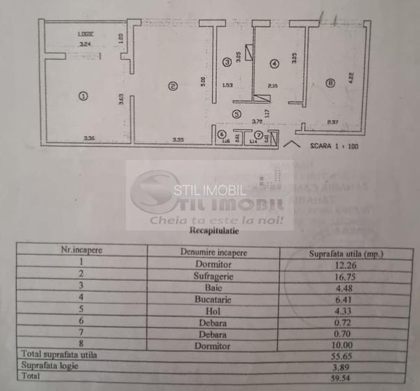 Ap 3 camere | 60mp | et. intermediar | Zona Podu Roș - 123.000E - 10