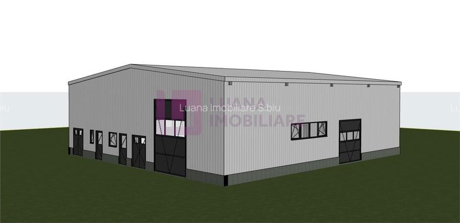 Hala industriala Cristian 270 mp | cu proiect pentru inca 2 hale | teren 3000 mp - 9
