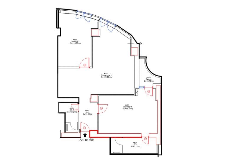 Vând apartament 3 camere, Bulevardul Unirii, etaj 6 - 7
