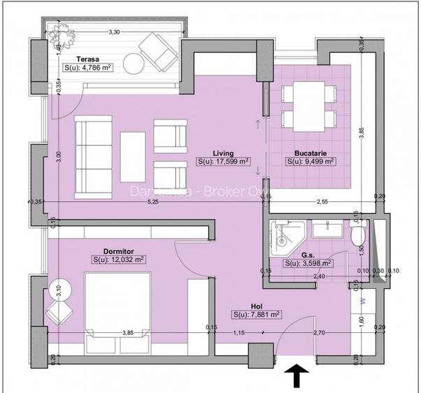 Elvila-2 camere cu boxa si parcare mobilat-utilat Comision 0% - 21