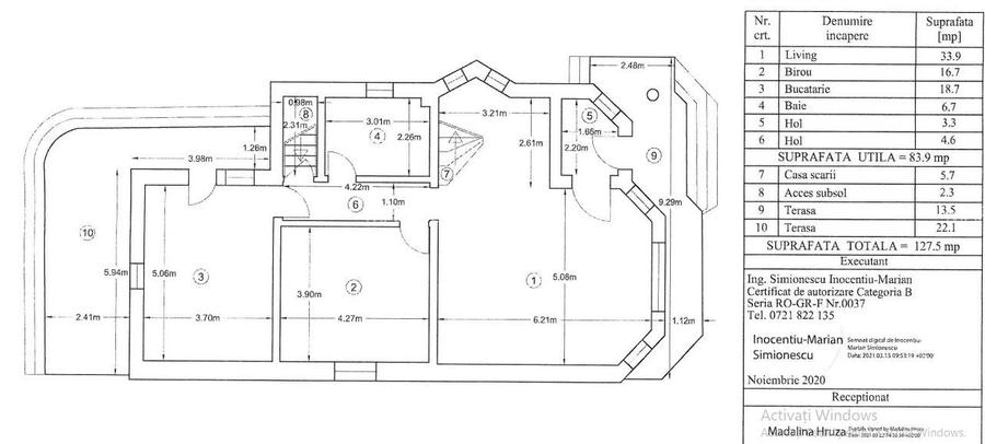 vila 7camere/(348util,500teren,119ampr.)mp/5min.metrouAp.Patriei - 6