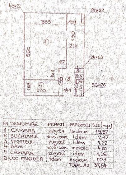 Garsoniera Campia Libertatii Bloc mixt Constructie 1986 38 mp - 9