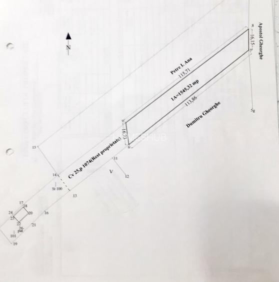 0% | Teren intravilan, 3300 mp, front 15 m | Snagov -Ghermanesti - 10