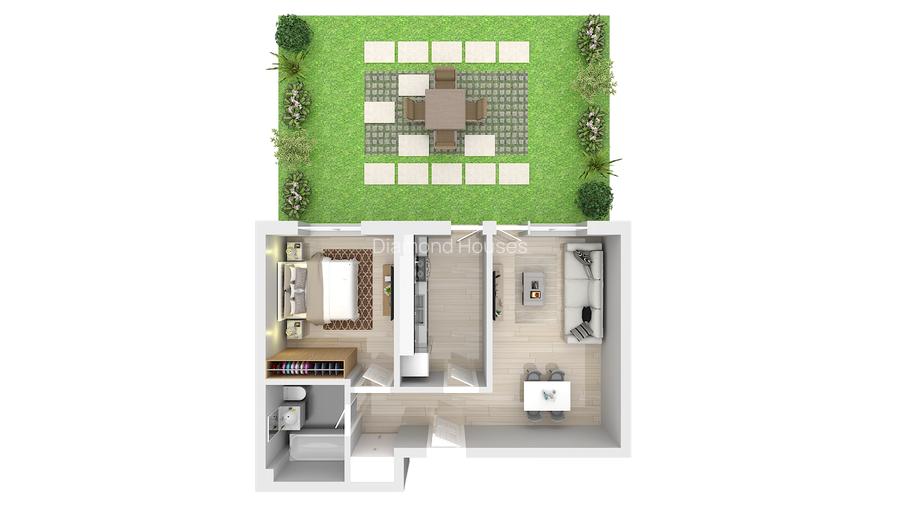 Proiect nou Diamond Apartments / Intre 65850 si 89000 Euro / 2027 - 5