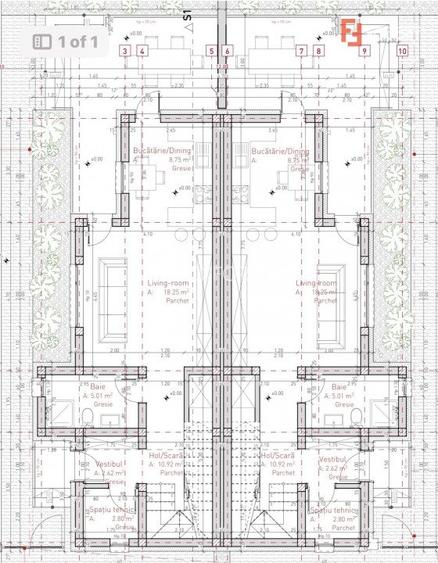Duplex cu 3 camere si teren de 247 mp de vanzare in localitatea Sacalaz - 11