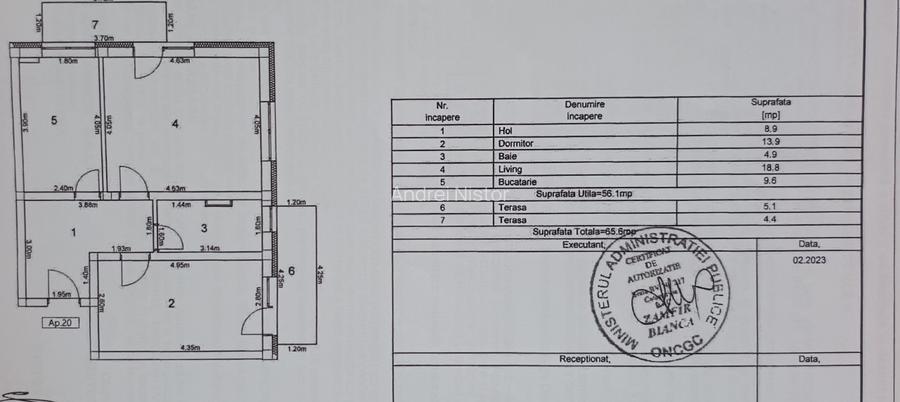 De vînzare  apartament 2 camere ,SANPETRU,  PROPRIETAR  - 12