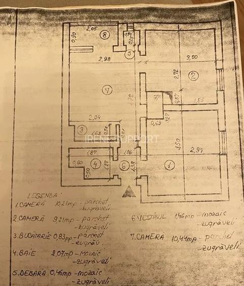 Ap 2 Cam Mobilat/Utilat cu Centrala Proprie in Dna Ghica - 5