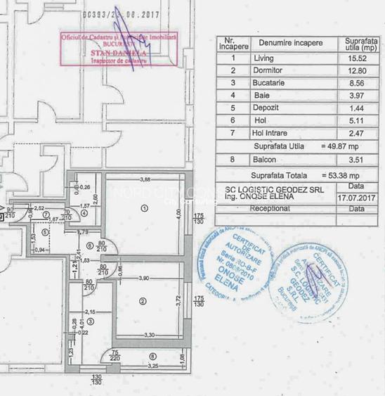 Vanzare apartamentt 2 camere Postalionului - 9