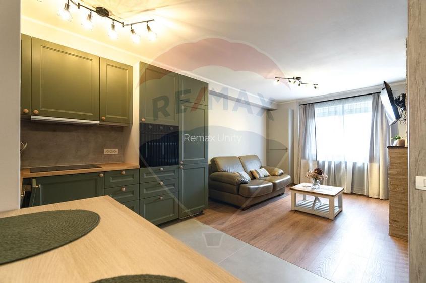 Studio de închiriat | 41,5 mp utili | Mobilat lux - 2