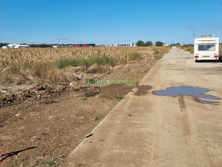 DN4 Popești -Frumușani -  Vânzare teren 500 mp - 16