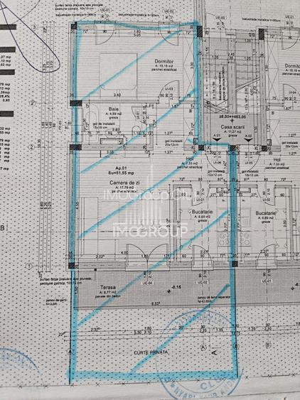 Vanzare apartament 2 camere cu grădină privată în Bună Ziua - 11