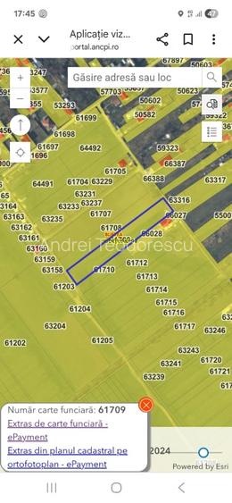 Vând teren intravilan in Buftea  2 loturi de 2400mp  fiecare - 2