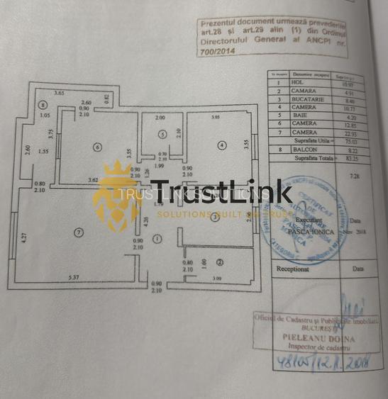 De vanzare de 3 camere  din 85– Mărgeanului cu Alexandriei Centrala T - 1