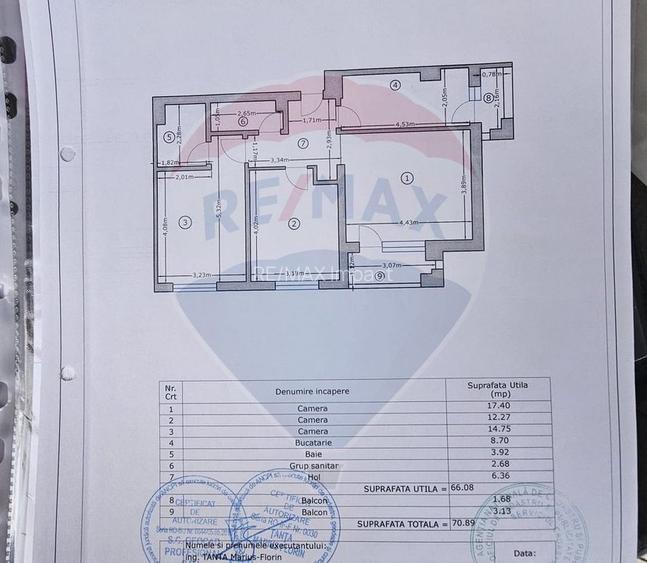 Apartament 3 camere de vanzare mobilat utilat MT Militari Rezervelor - 13