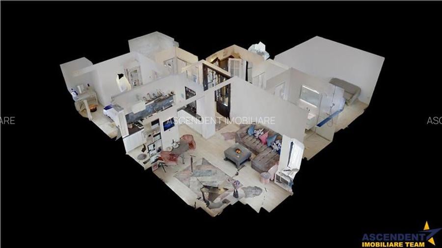 EXPLOREAZA 3D! Nobiliara proprietate, in vila, cu 50 mp gradina, Tractorul, Bras - 43