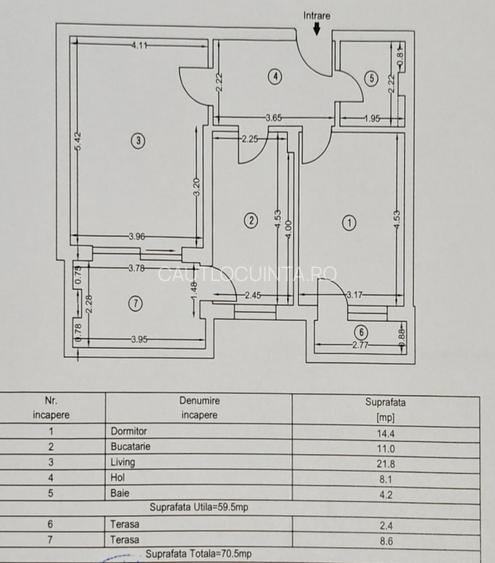 Apartament 2 camere | Pallady | Incalzire pardoseala | Metrou |  - 7