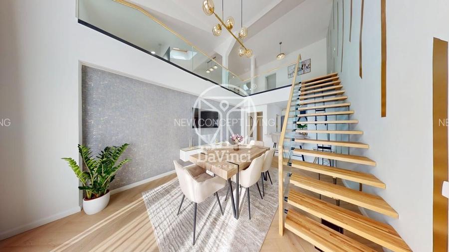 - Penthouse 5 camere - 3 bai - 131.17 mp utili - mobilat si utilat - 2