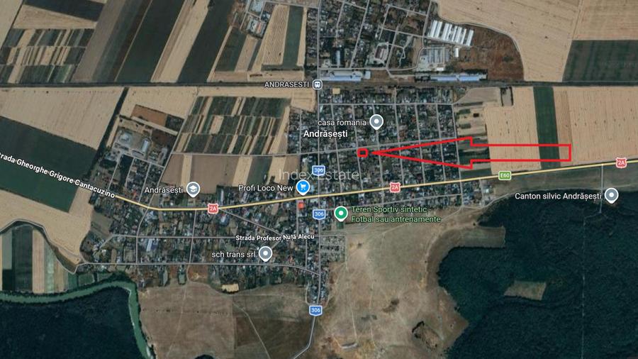 Lot de casa imprejmuit (1163 mp) cu deschidere la 2 strazi - 2