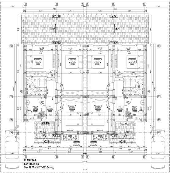 1/2 Duplex, P+1, 5 camere, 104mpU, 350mpT, Cartierul Primaverii! - 8