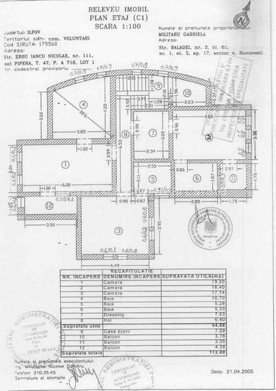 Vilă stradală Iancu Nicolae – 252 mp, ideală birouri/clinică, curte și parcare . - 24