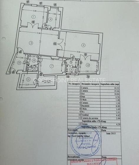 Apartament de vanzare 3 camere RISC 1 - 3