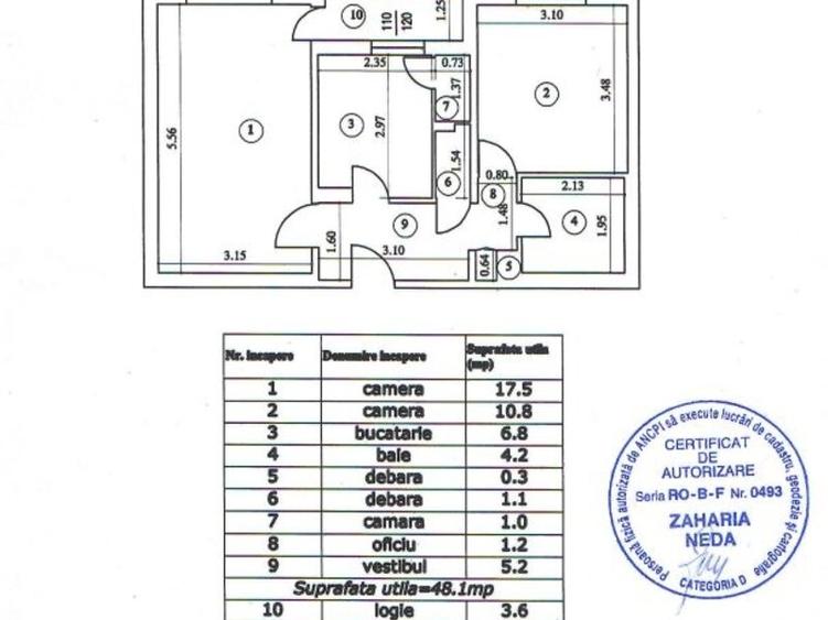 Nicolae Grigorescu metrou, decomandat, bloc 1984 - 2