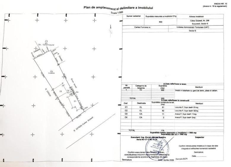 Teren 900 mp cu casa | Calea Giulesti | Toate utilitatile | - 7
