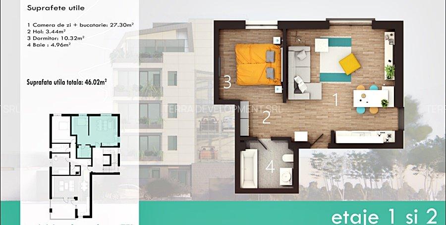 Dacia-Hasdeu, Proiect Nou, 2 camere - 8