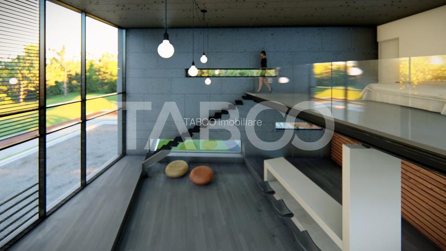 Casa individuala de vanzare cu terasa teren 320 mp zona Centrala Sibiu - 2
