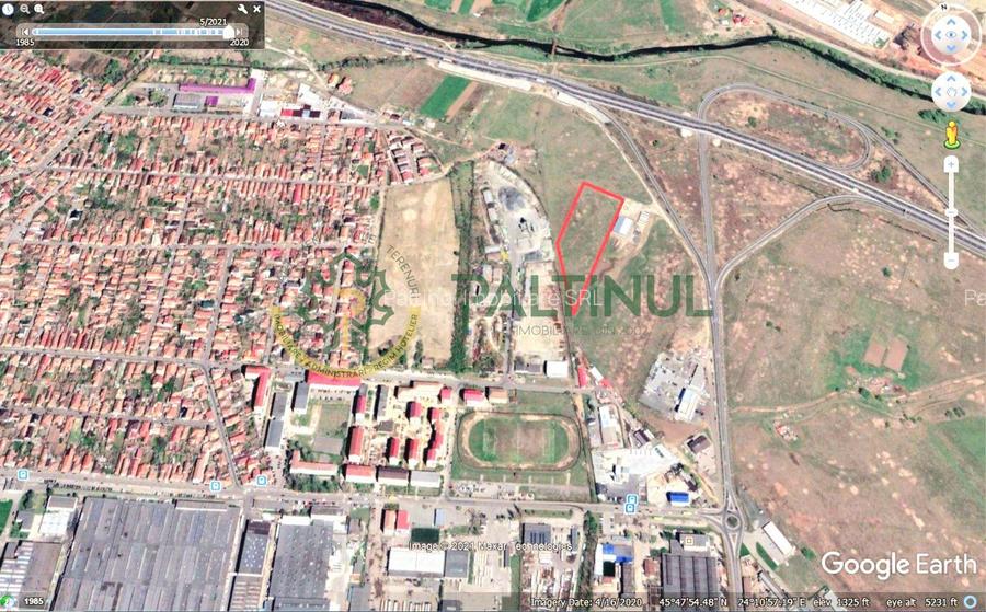 Teren industrial 10.900 mp – Henri Coandă, Sibiu - 2