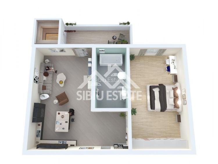 Apartament 2 camere, 39,60 mp – Zona Lacul lui Binder - 4