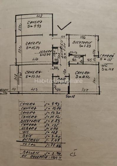 Apartament 4 camere, zona buna, 2 bai, Grigorescu - 1