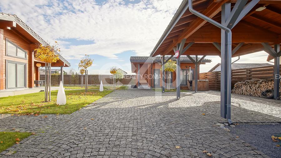 Casă din Pin Nordic Lamelar Stratificat (6 straturi) | Saună | Cramă | - 8