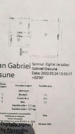 De vanzare Garsoniera Bragadiru, STRADA  TOPAZ  27 - 10