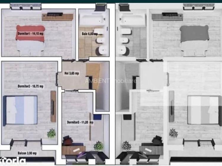 VILĂ P+1E tip DUPLEX și teren 327 mp, VASLUI zona KAUFLAND; - 10