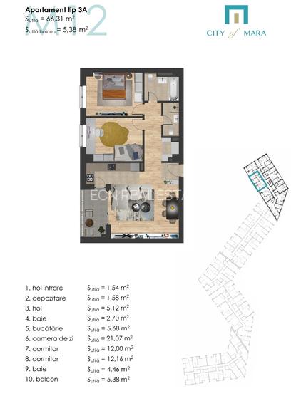 3 camere City of Mara - 1