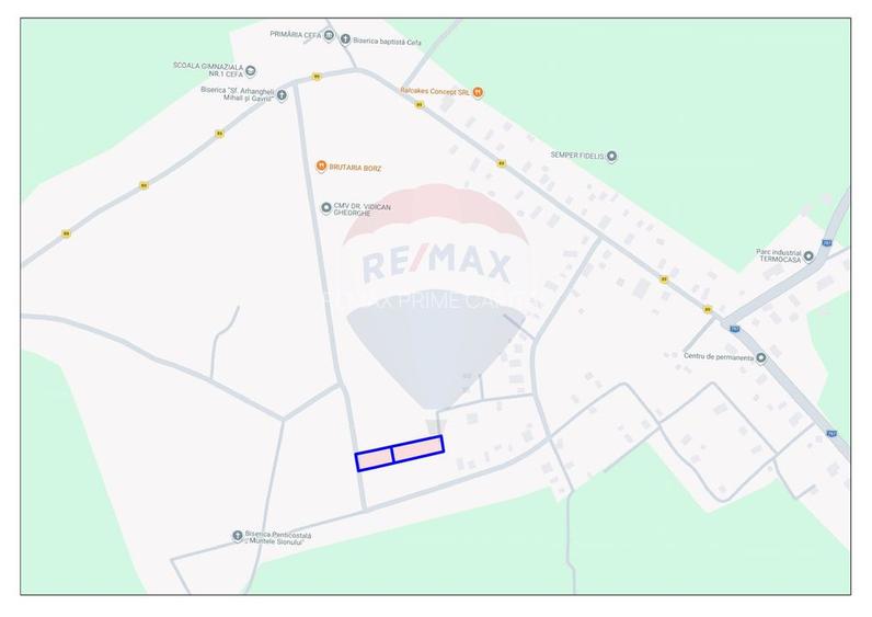 De vânzare teren intravilan, 3,775 mp, Cefa - 2