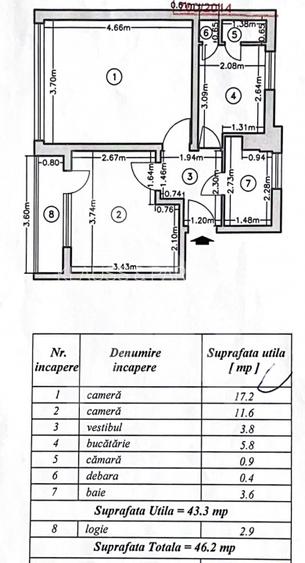 Apartament 2 camere - Cantemir (metrou Tineretului) (Comision ZERO) - 1