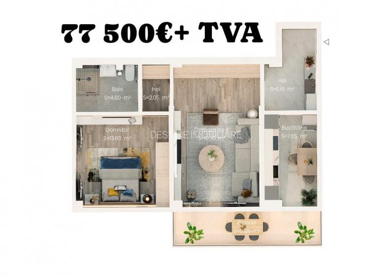 Proiect NOU - Apartamente de vanzare - Valea Lupului Bloc 4 etaje cu lift - 2