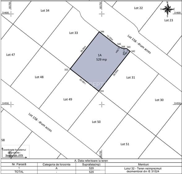 0% comision | Loturi casa Frumusani 529 mp - 1.205 mp | Gaz + curent - 2