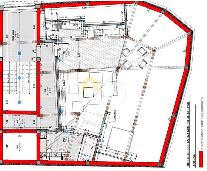 Spatiu preabil birouri 60 mp str. Decebal