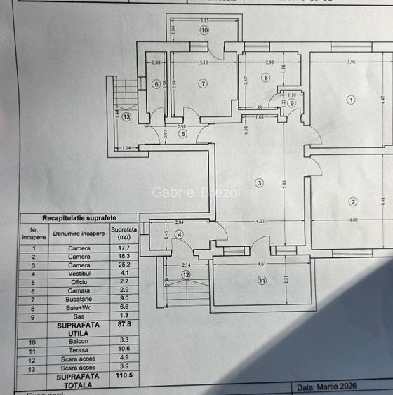 Apartament 3 camere parter in vila plus garsoniera demisol si curte. - 9