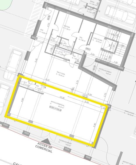 Spațiu comercial nou, bloc verde | de inchiriat | Calea Clujului - 10