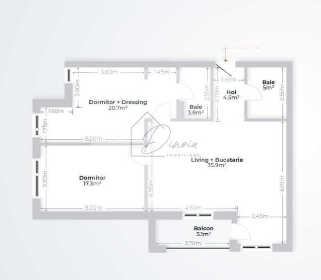 3 camere MTM Pipera Lake I 167.000 eur taxare inversa I COMISION 0% - 2