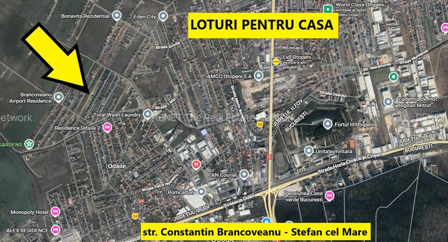Otopeni - Loturi pentru case - Str. Constantin Brancoveanu - 0% COMISION - 10