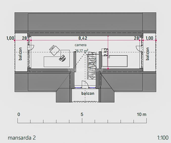 Casă tip cabană, structură solidă, 122mp, priveliște superbă - 6